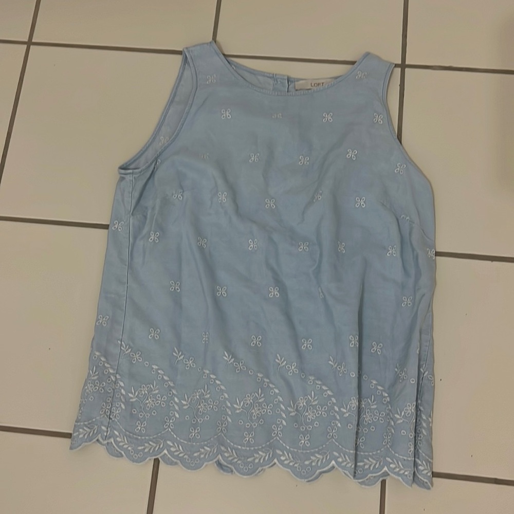 Blue Loft Blouse